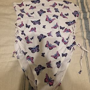 Rue21 Pink and Purple Butterfly One Piece Swimsuit